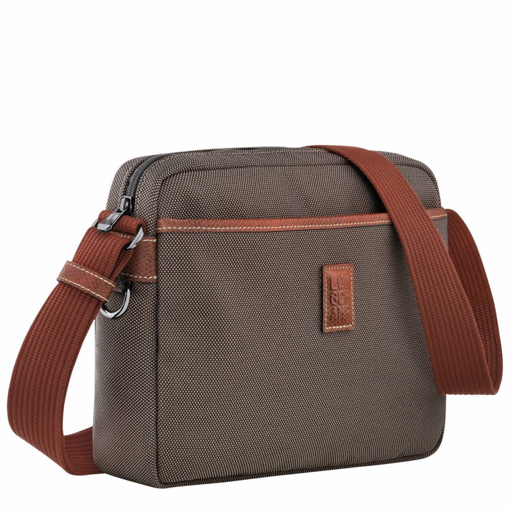 Boxford M Camera Bag Brown - Recycled Canvas Brown Longchamp Crossbody Bags Men - Image 2