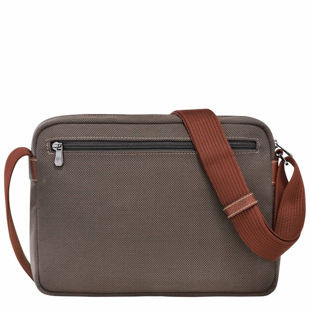 Boxford M Camera Bag Brown - Recycled Canvas Brown Longchamp Crossbody Bags Men - Image 3