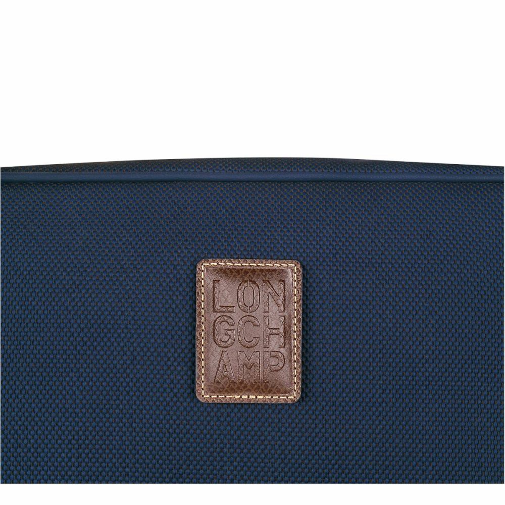Boxford Toiletry Case Blue - Recycled Canvas Toiletry Bags Women Longchamp Blue - Image 3