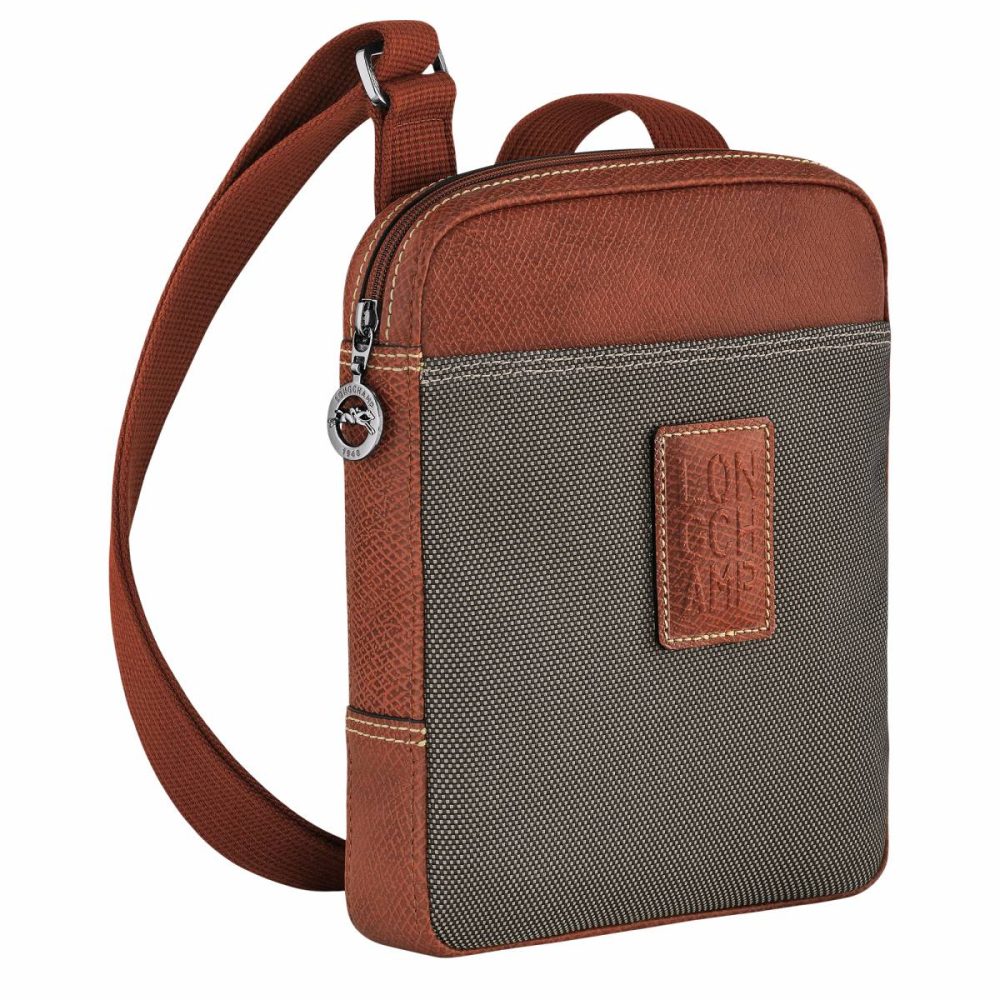 Boxford Xs Crossbody Bag Brown - Recycled Canvas Brown Women Mini Bags Longchamp - Image 2