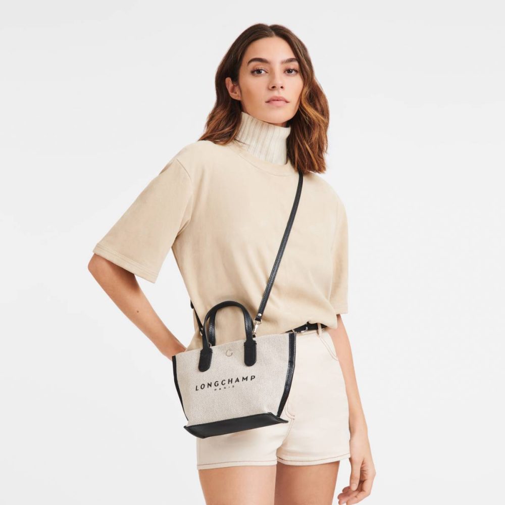 Ecru Essential Xs Handbag Ecru - Canvas Longchamp Women Mini Bags - Image 2