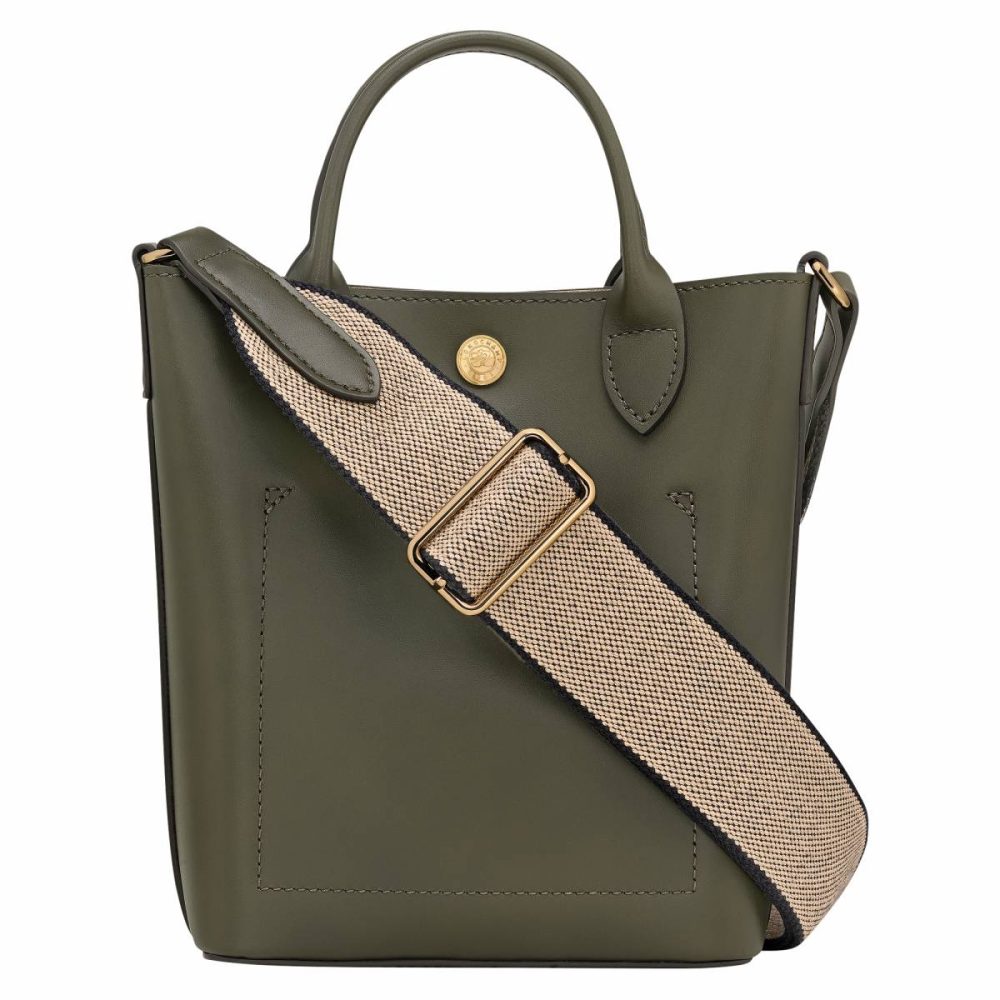 Épure Xs Tote Bag Khaki - Leather Leather Bags Khaki Women Longchamp - Image 4