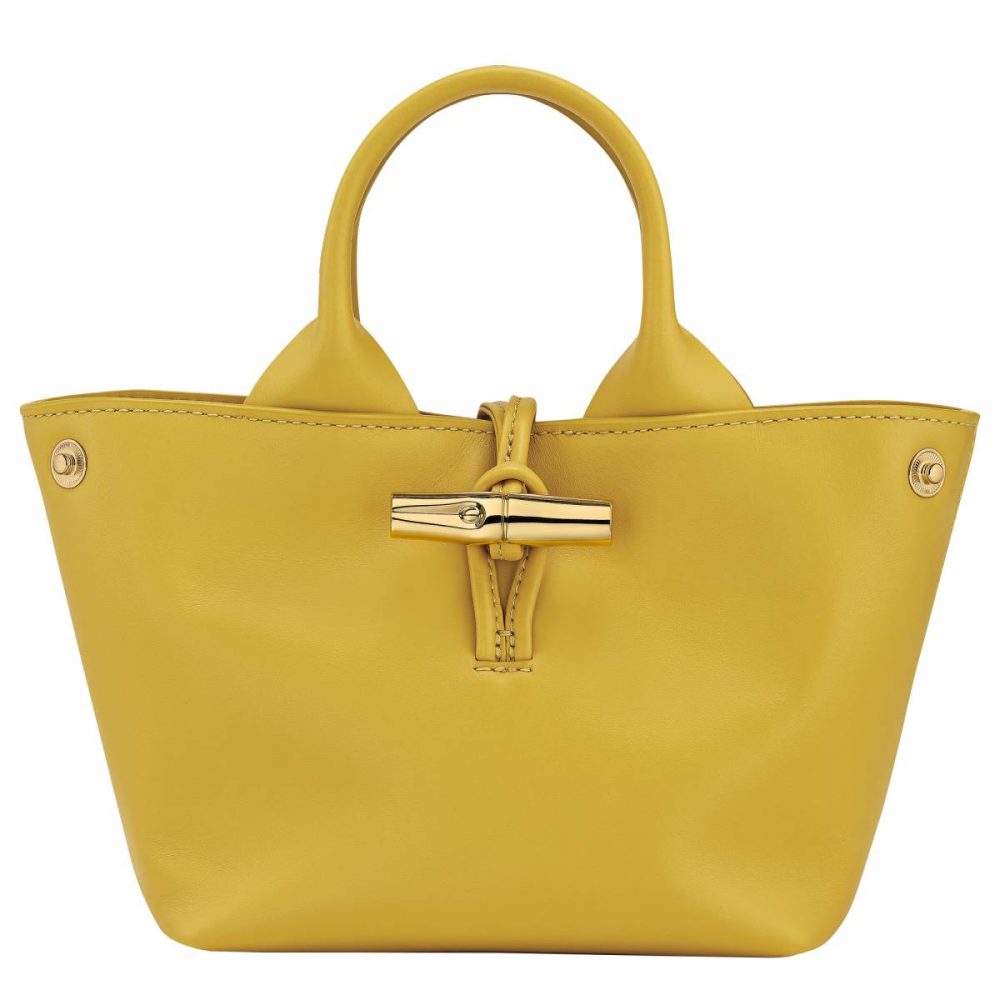 Ginger Le Roseau Xs Handbag Ginger - Leather Leather Bags Women Longchamp - Image 5