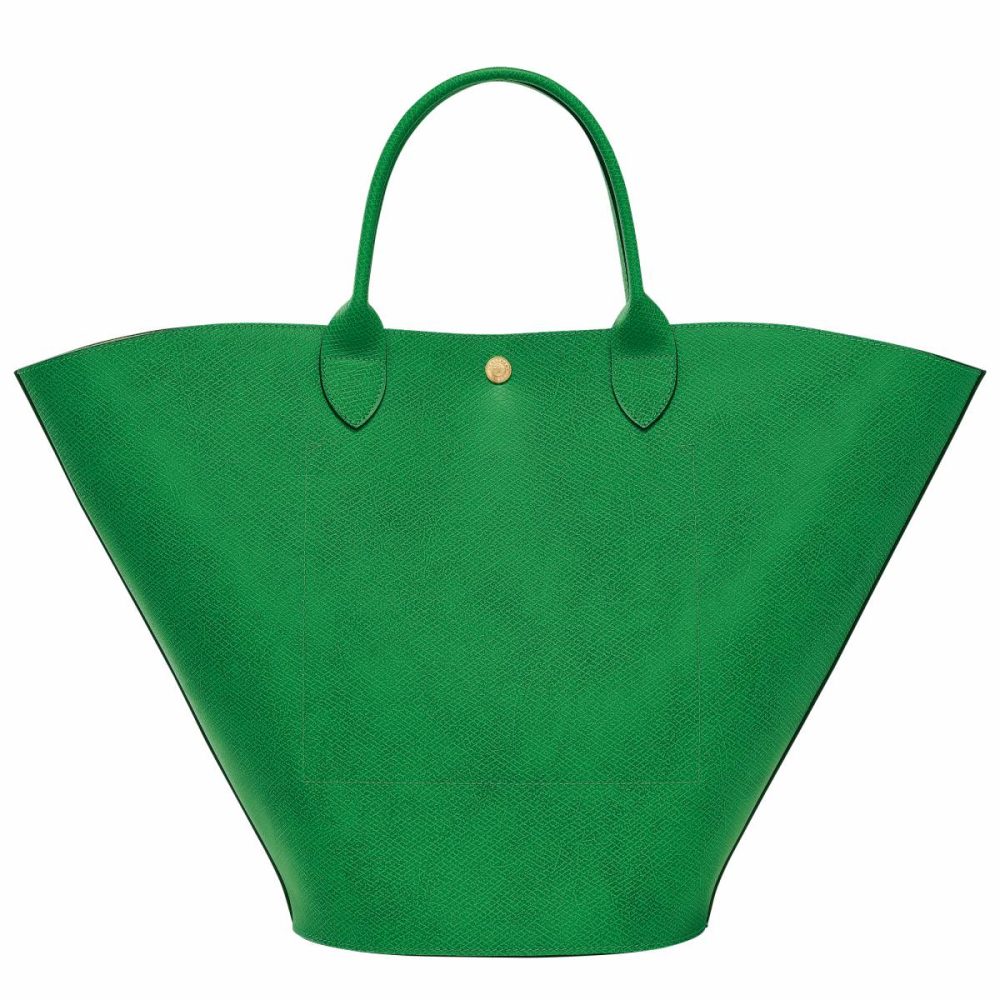 Green Leather Bags Longchamp Épure Xl Tote Bag Green - Leather Women - Image 4