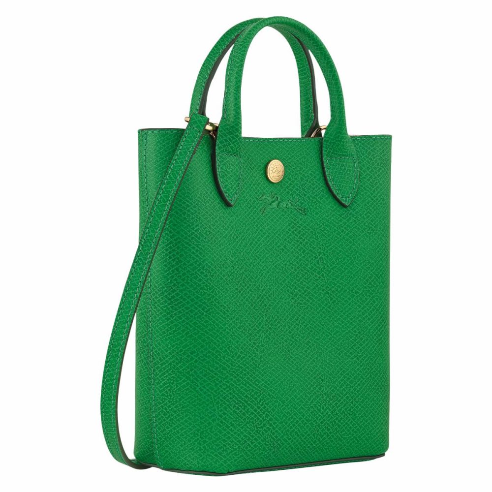 Green Longchamp Épure Xs Tote Bag Green - Leather Women Leather Bags - Image 3