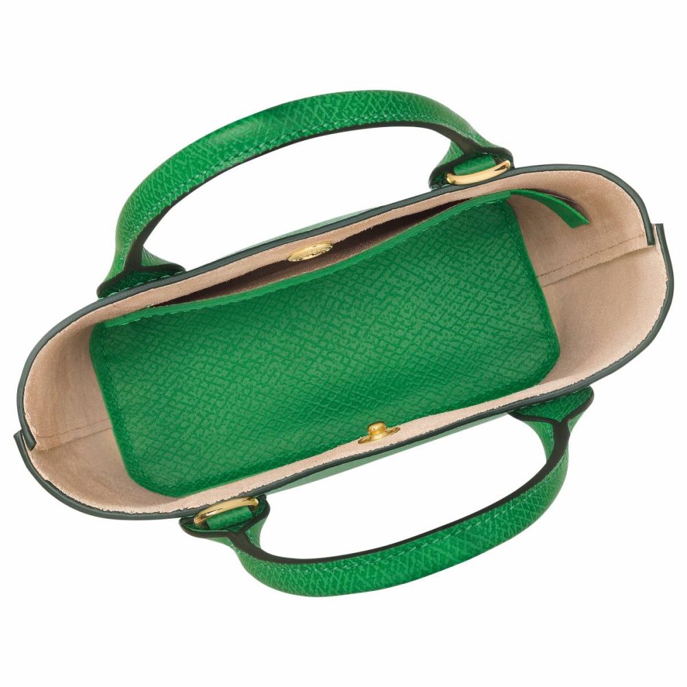 Green Longchamp Épure Xs Tote Bag Green - Leather Women Leather Bags - Image 5
