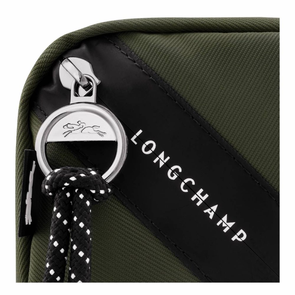 Khaki Longchamp Women Pouches & Cases Le Pliage Energy Pouch Khaki - Canvas - Image 5