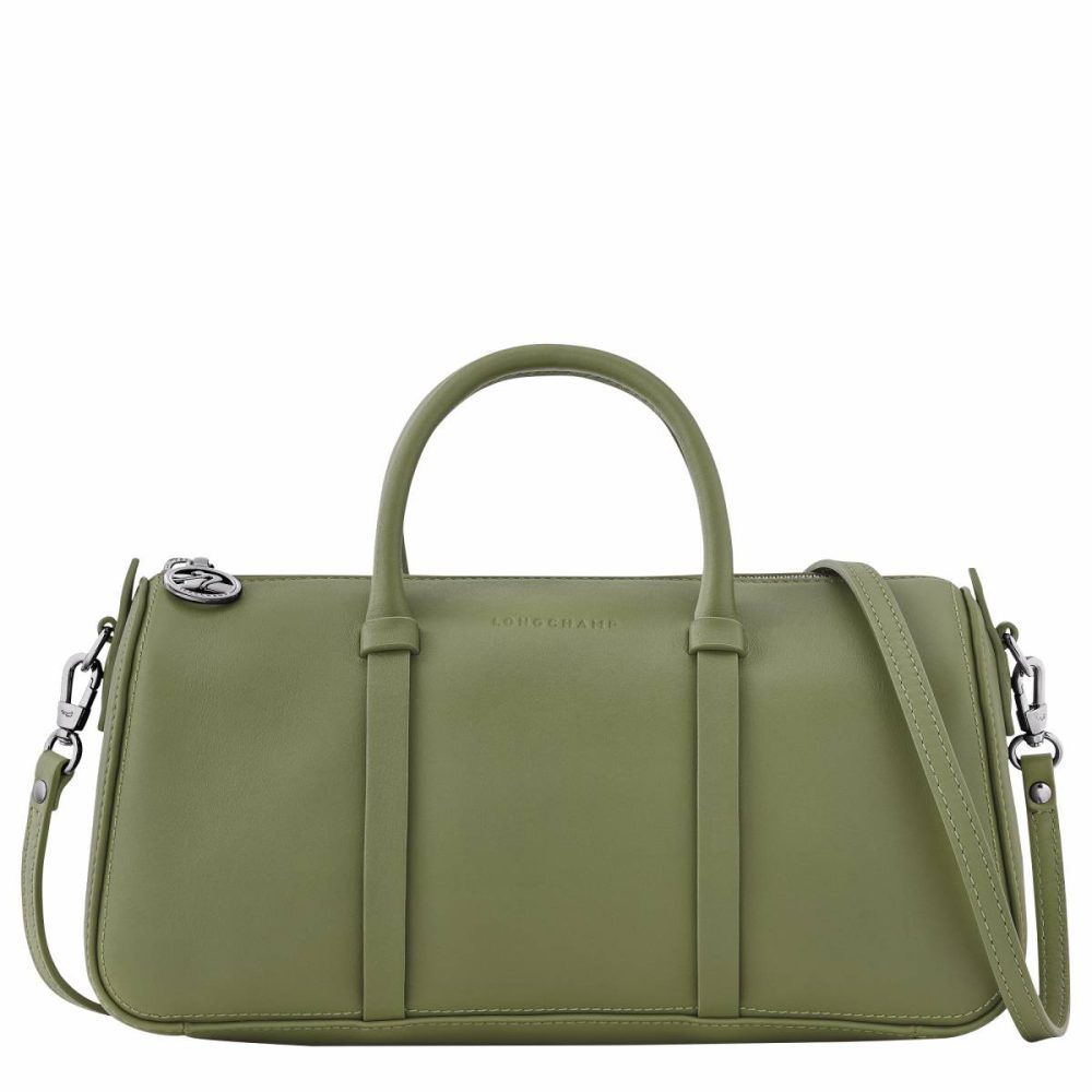 Laurel Women Leather Bags Daylong M Handbag Laurel - Leather Longchamp