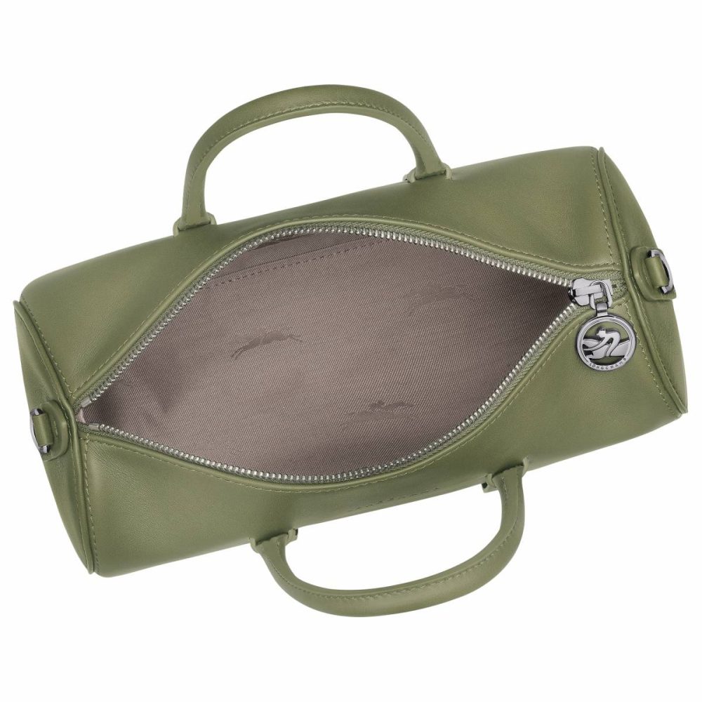 Laurel Women Leather Bags Daylong M Handbag Laurel - Leather Longchamp - Image 5