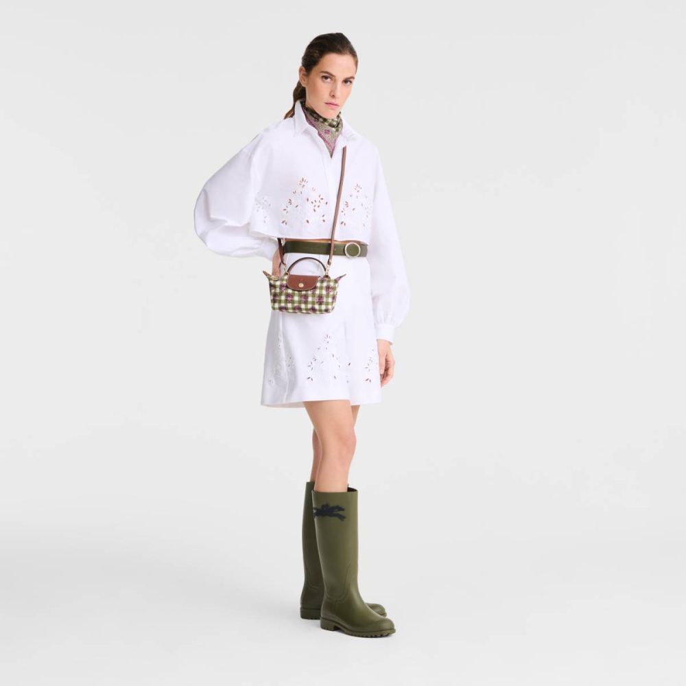 Le Pliage Collection Xs Pouch Artichoke - Canvas Mini Bags Longchamp Women Artichoke - Image 2