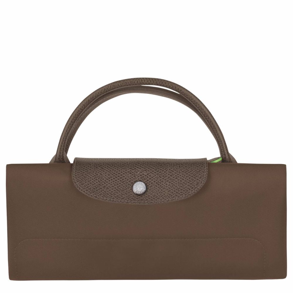Le Pliage Green Xl Travel Bag Terra - Recycled Canvas Travel Bags Women Terra Longchamp - Image 5