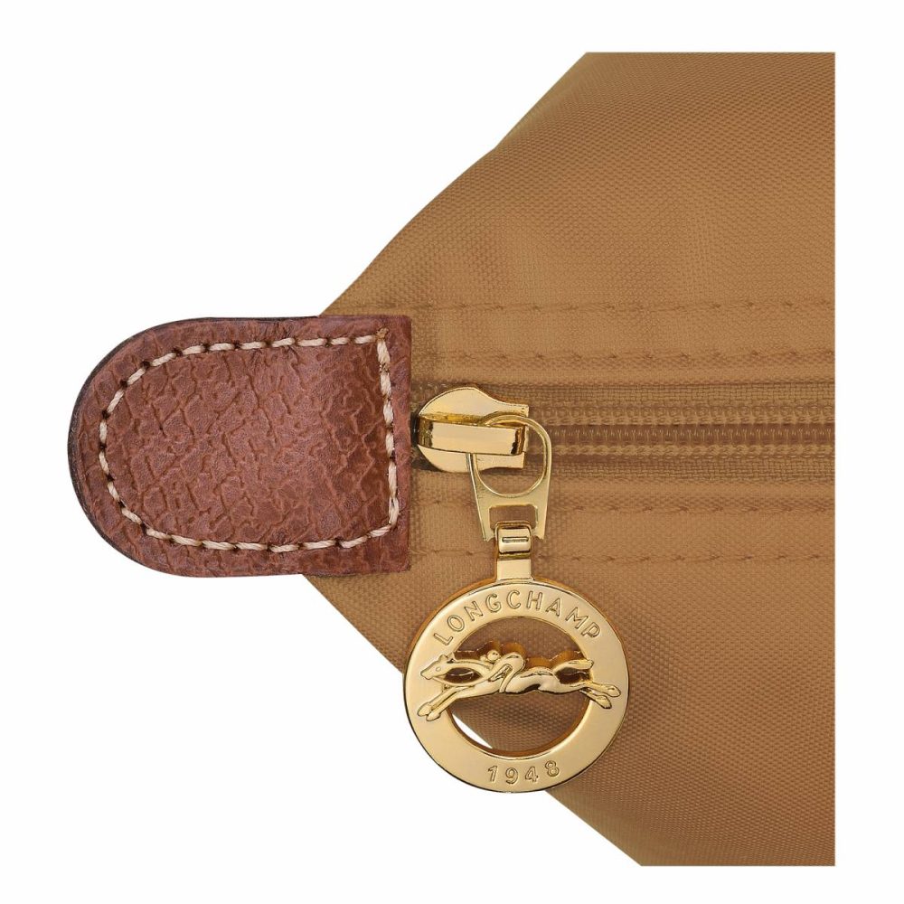Le Pliage Original L Tote Bag Fawn - Recycled Canvas Longchamp Women Fawn Shoulder Bags - Image 5