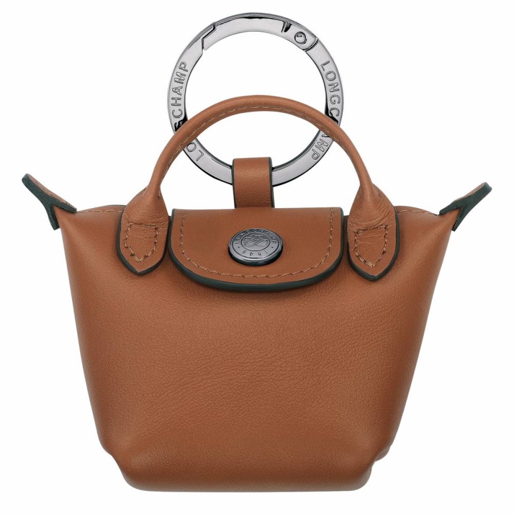 Le Pliage Xtra Airpods Case Cognac - Leather Longchamp Women Cognac Keyrings