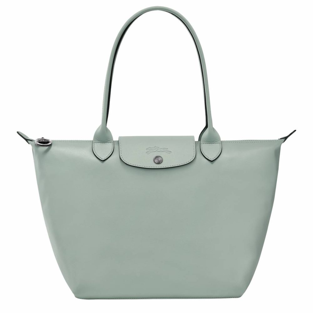 Le Pliage Xtra M Tote Bag Vervain - Leather Leather Bags Women Longchamp Vervain