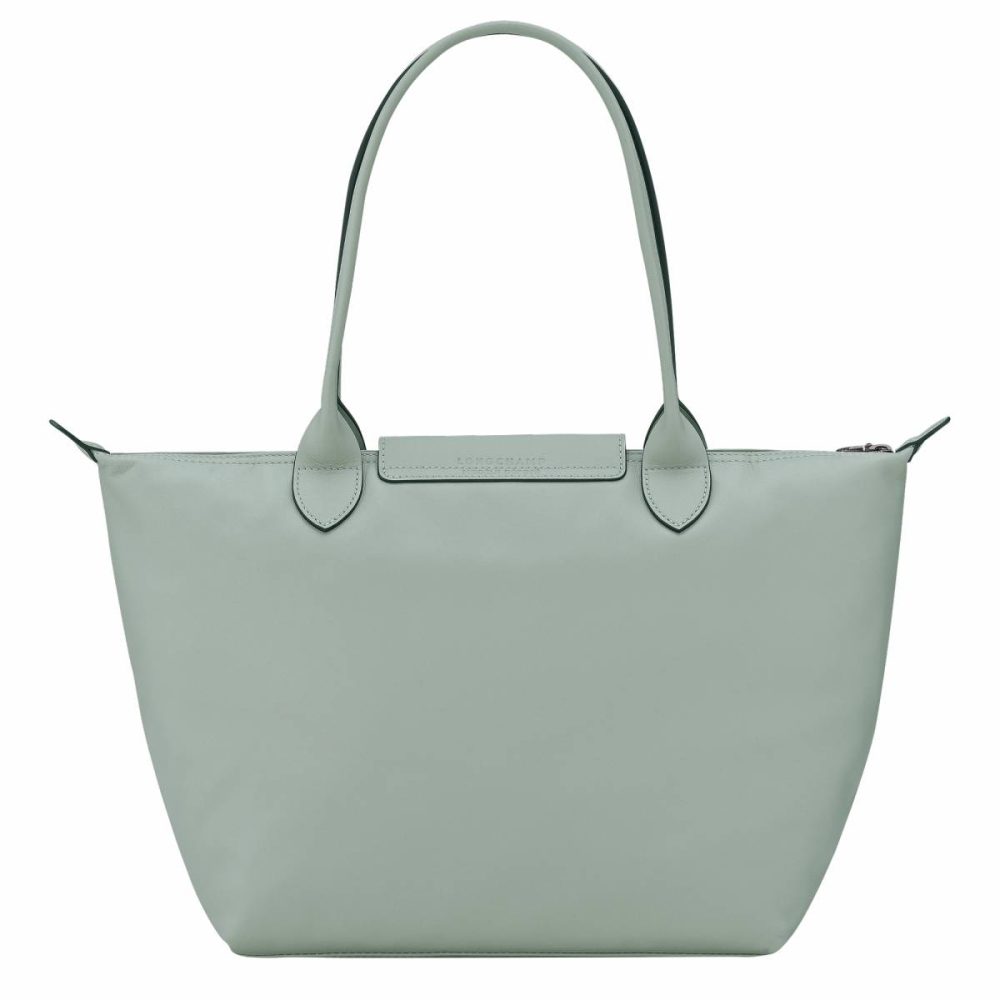 Le Pliage Xtra M Tote Bag Vervain - Leather Leather Bags Women Longchamp Vervain - Image 4