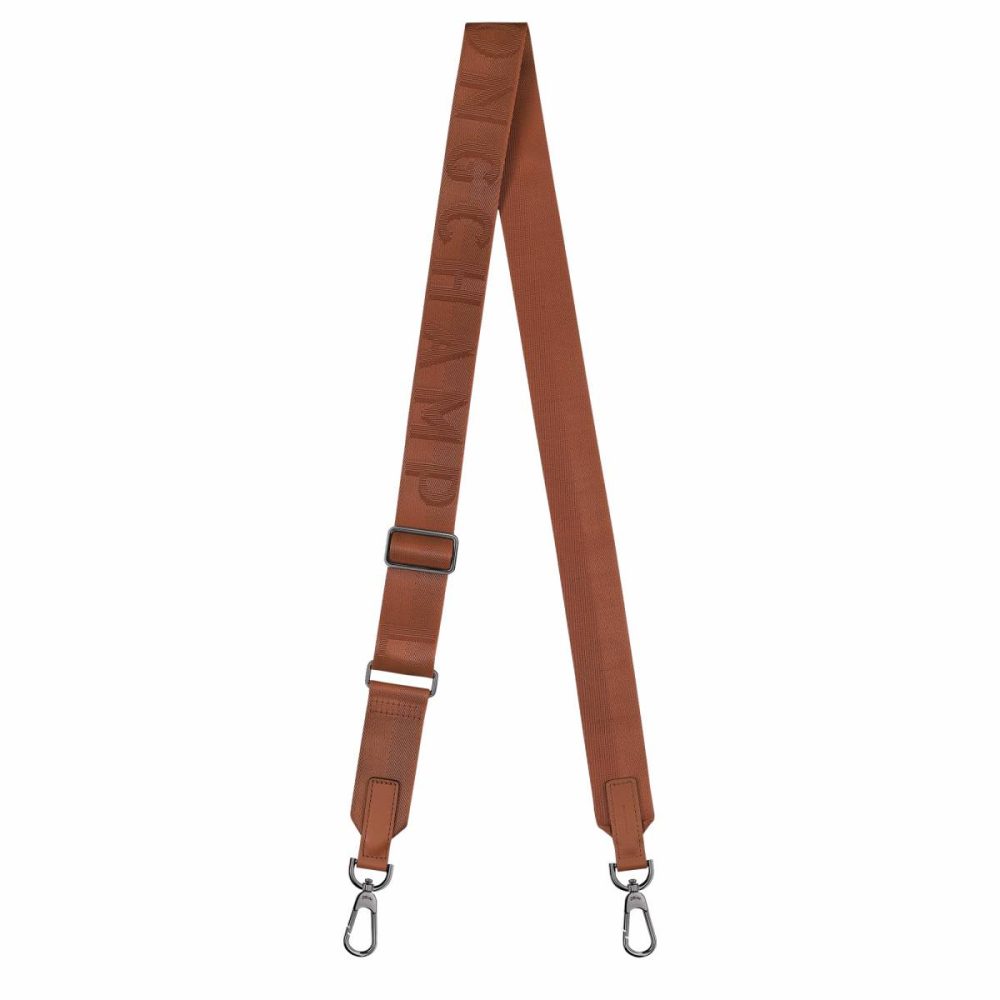 Le Pliage Xtra Shoulder Strap Cognac - Canvas Women Longchamp Shoulder Straps Cognac