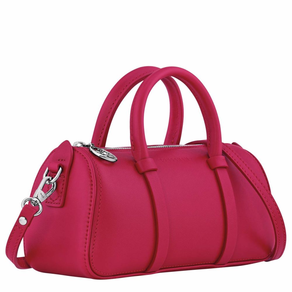 Leather Bags Beetroot Daylong S Handbag Beetroot - Leather Women Longchamp - Image 3