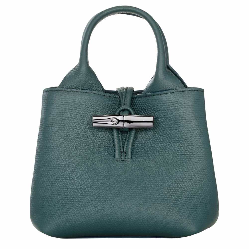 Leather Bags Cedar Women Le Roseau Xs Handbag Cedar - Leather Longchamp
