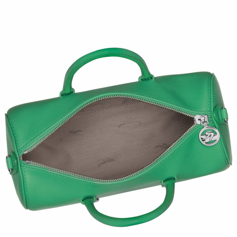 Leather Bags Green Longchamp Women Daylong M Handbag Green - Leather - Image 5