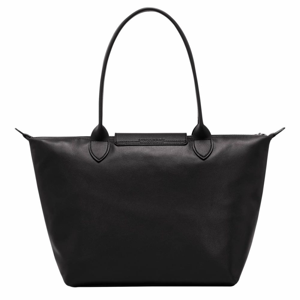 Leather Bags Le Pliage Xtra M Tote Bag Black - Leather Women Longchamp Black - Image 4