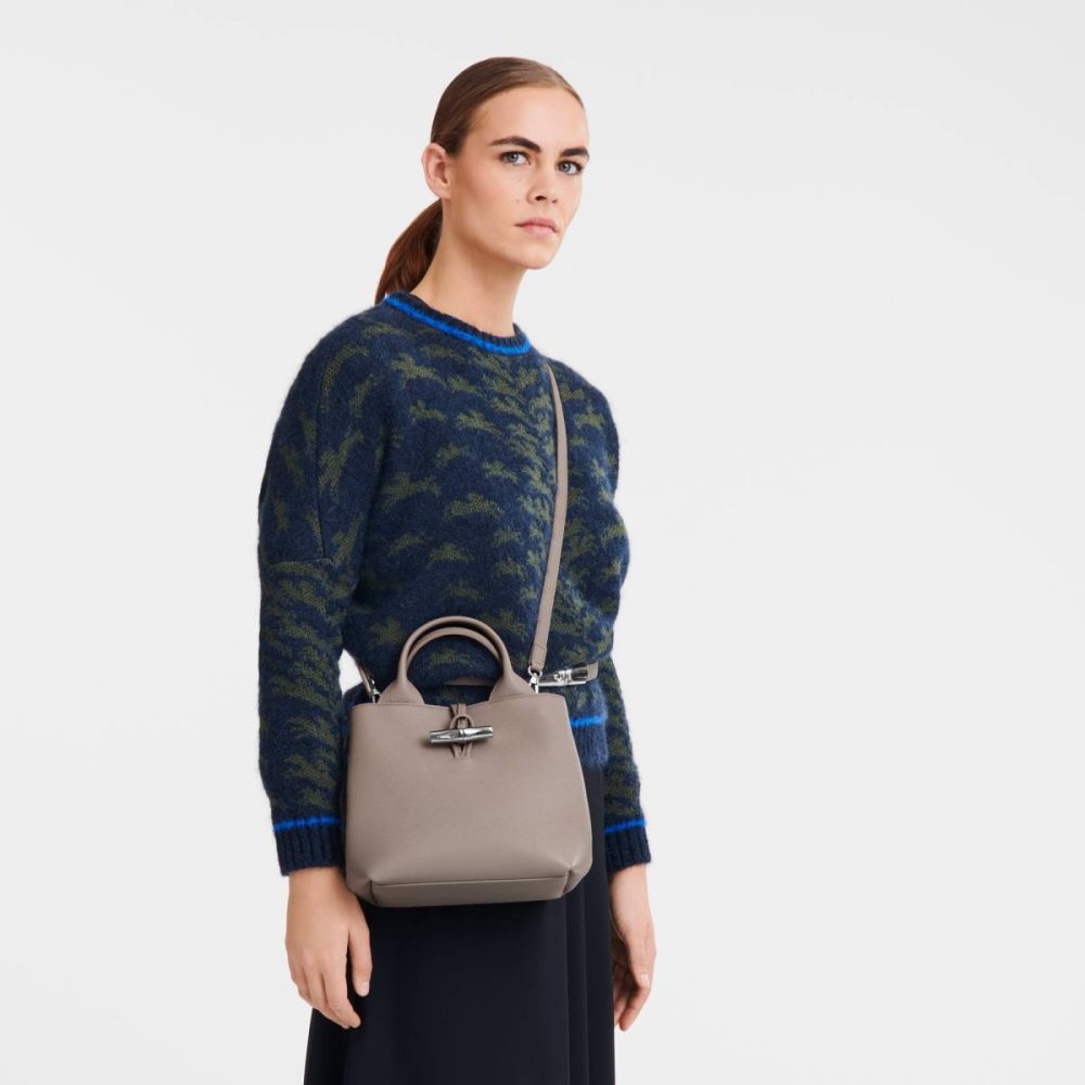 Leather Bags Le Roseau S Handbag Clay - Leather Women Clay Longchamp - Image 2