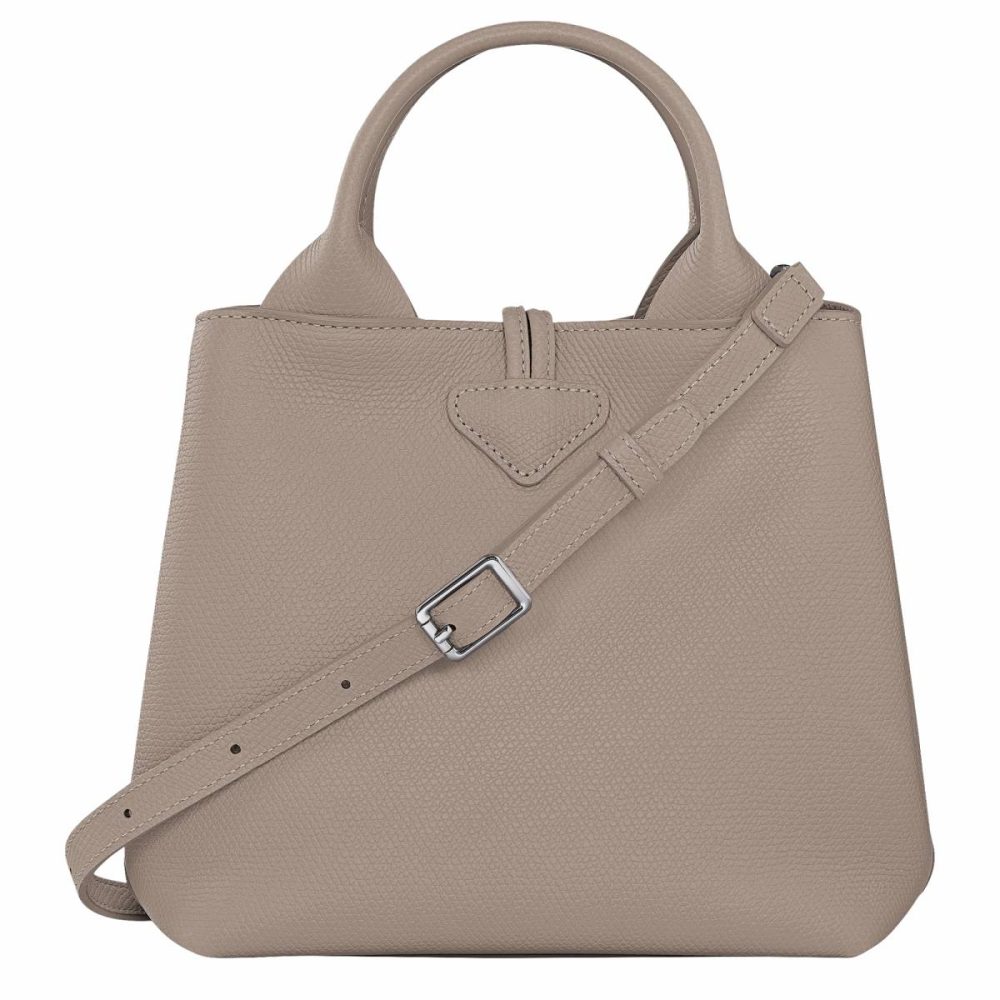 Leather Bags Le Roseau S Handbag Clay - Leather Women Clay Longchamp - Image 4
