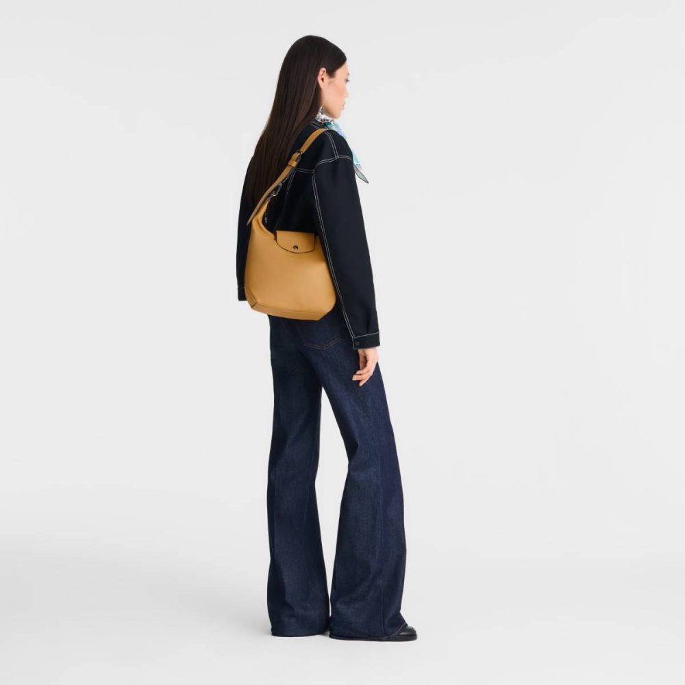 Leather Bags Longchamp Honey Le Pliage Xtra M Shoulder Bag Honey - Leather Women - Image 2