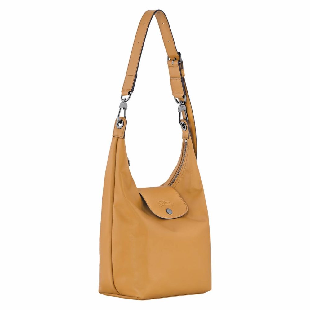 Leather Bags Longchamp Honey Le Pliage Xtra M Shoulder Bag Honey - Leather Women - Image 3