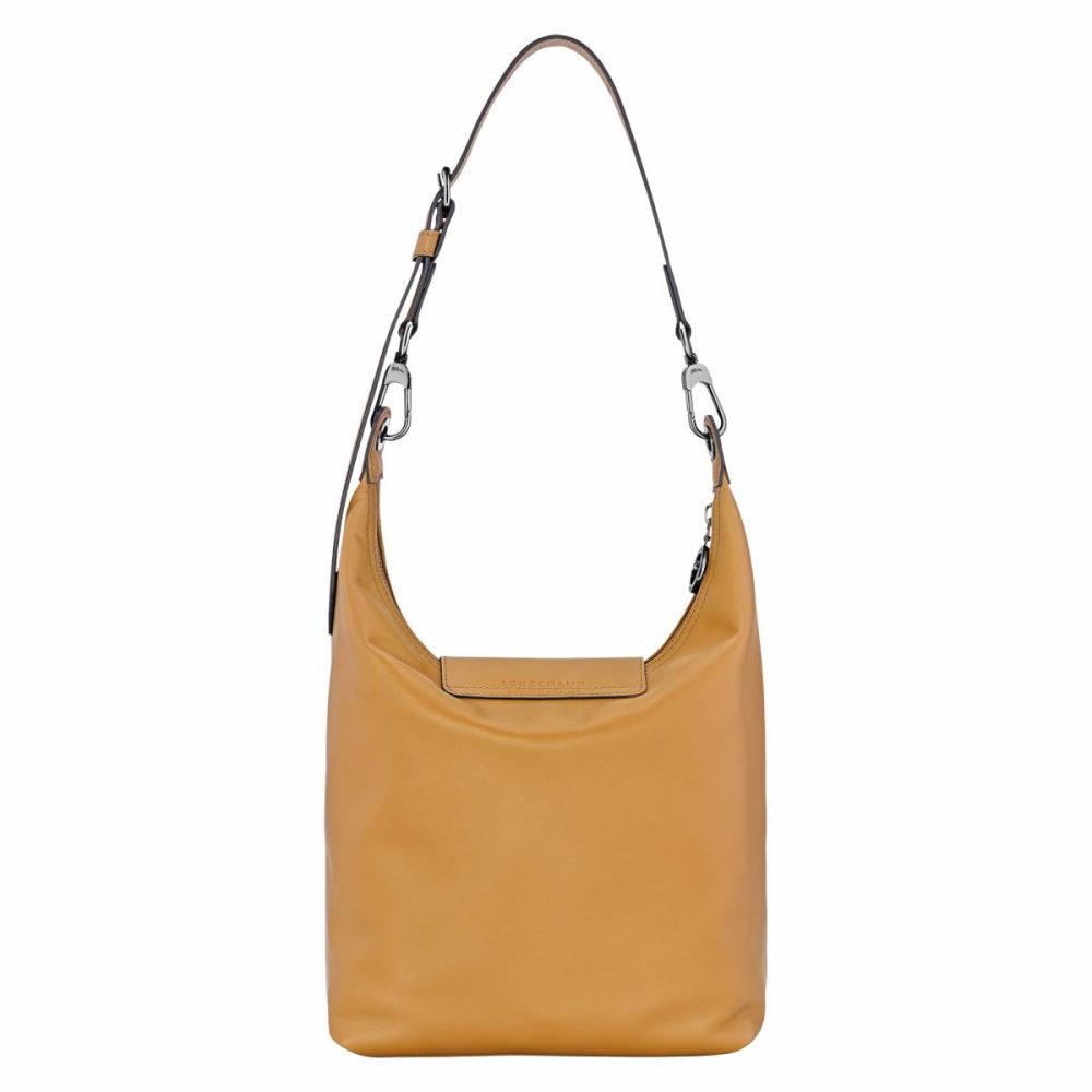 Leather Bags Longchamp Honey Le Pliage Xtra M Shoulder Bag Honey - Leather Women - Image 4