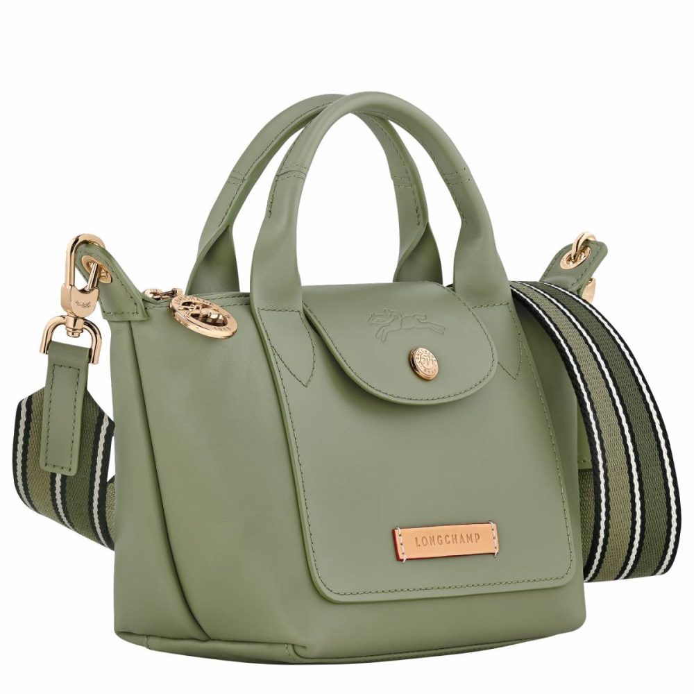 Leather Bags Longchamp Women Le Pliage Xtra Xs Handbag Laurel - Leather Laurel - Image 3