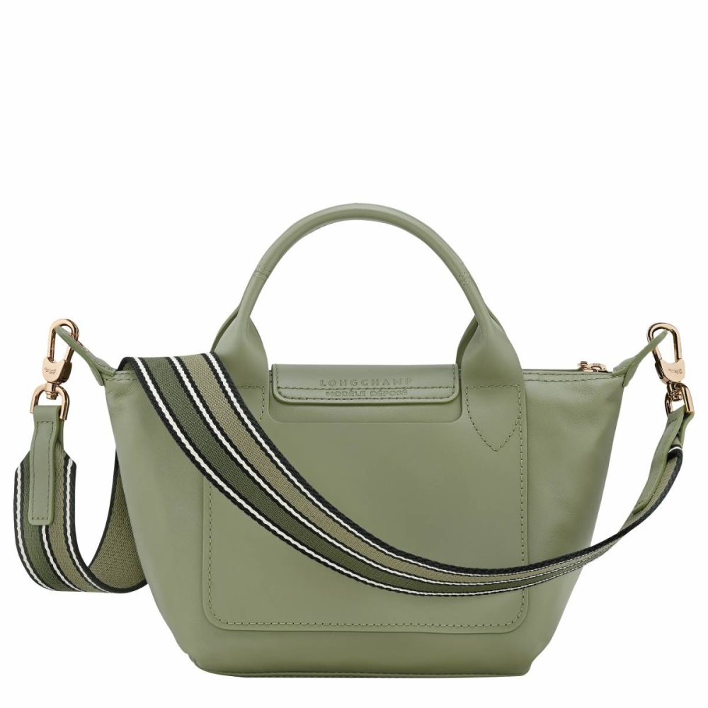Leather Bags Longchamp Women Le Pliage Xtra Xs Handbag Laurel - Leather Laurel - Image 4