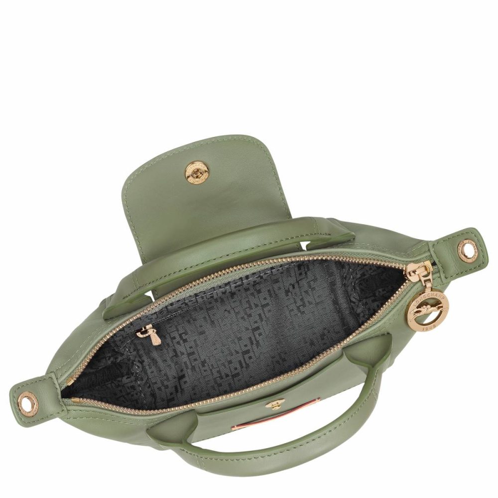 Leather Bags Longchamp Women Le Pliage Xtra Xs Handbag Laurel - Leather Laurel - Image 5