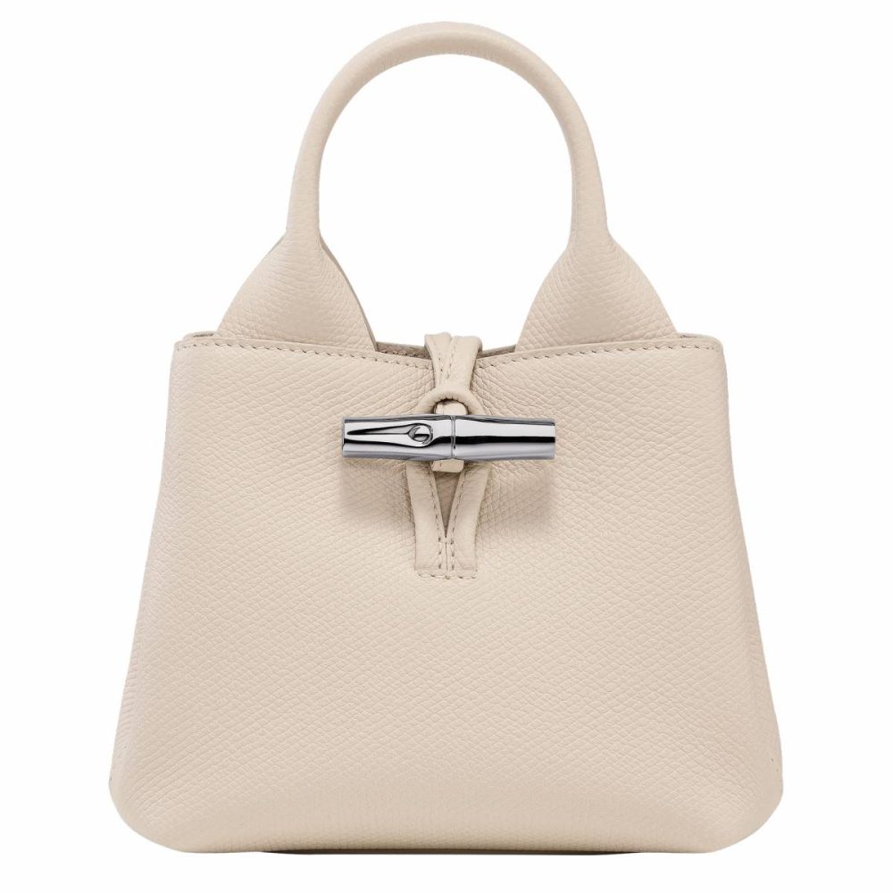Leather Bags Longchamp Women Paper Le Roseau Xs Handbag Paper - Leather