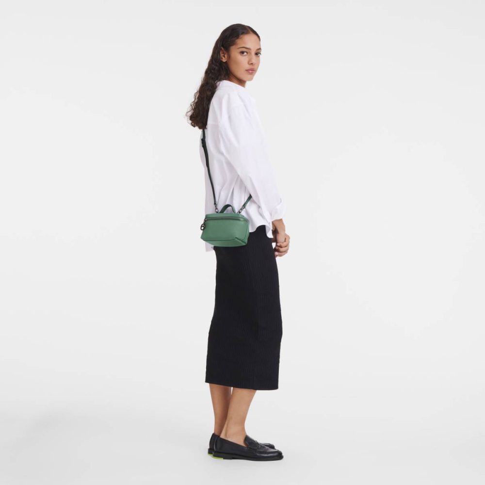 Leather Bags Longchamp Women Sage Le Pliage Xtra Xs Vanity Sage - Leather - Image 2