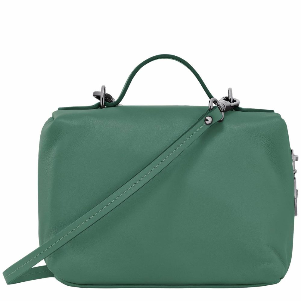 Leather Bags Longchamp Women Sage Le Pliage Xtra Xs Vanity Sage - Leather - Image 4