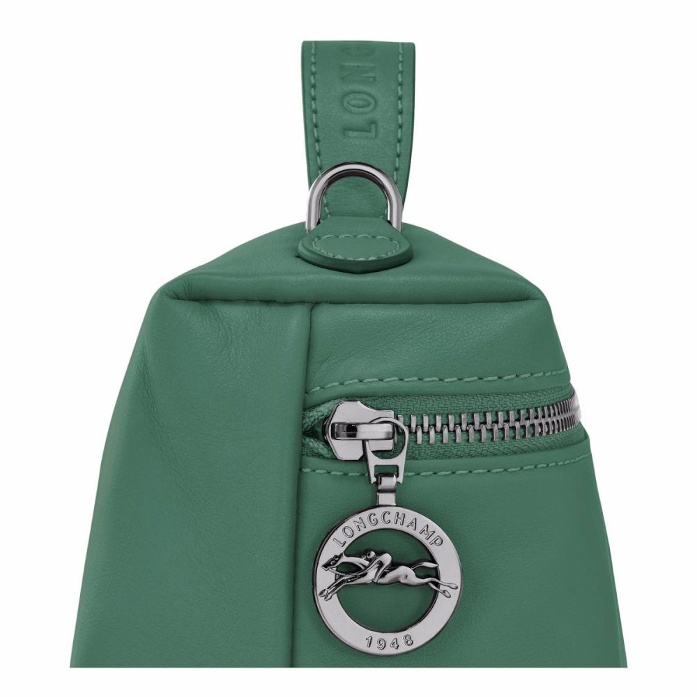 Leather Bags Longchamp Women Sage Le Pliage Xtra Xs Vanity Sage - Leather - Image 5