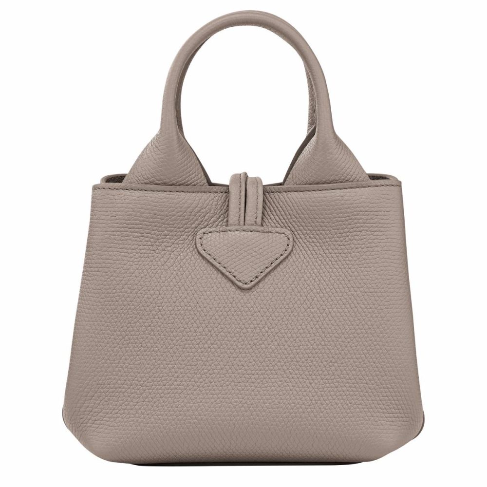 Leather Bags Women Le Roseau Xs Handbag Clay - Leather Longchamp Clay - Image 3
