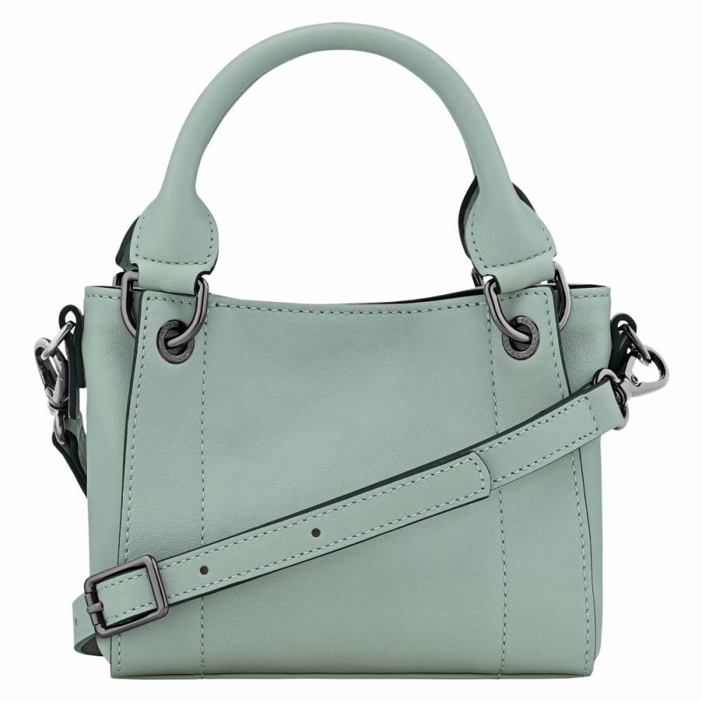 Leather Bags Women Vervain Longchamp 3D Xs Handbag Vervain - Leather - Image 4