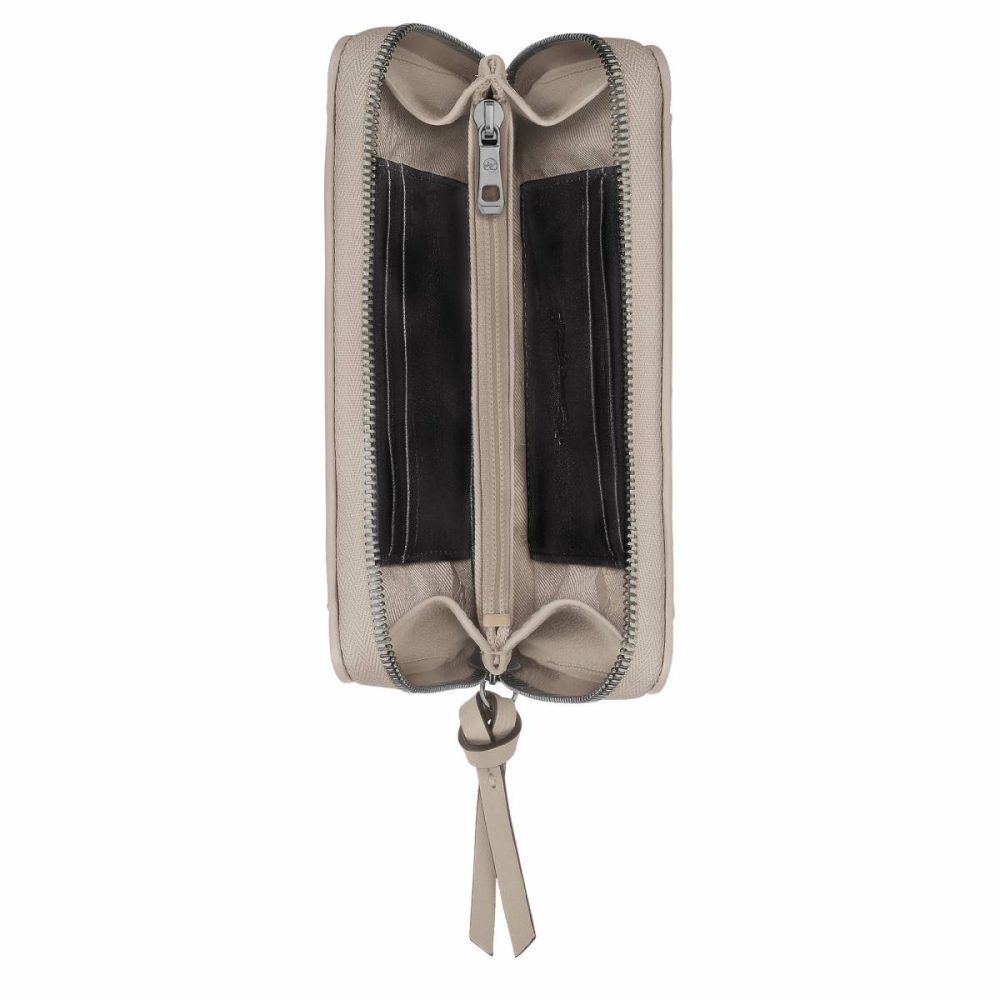 Leather Wallets Women Longchamp 3D Wallet Clay - Leather Clay - Image 3