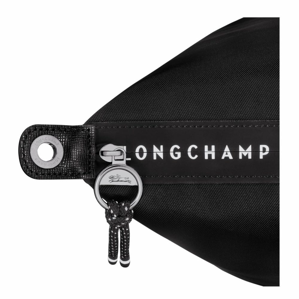 Longchamp Black Le Pliage Energy L Travel Bag Black - Recycled Canvas Women Travel Bags - Image 5