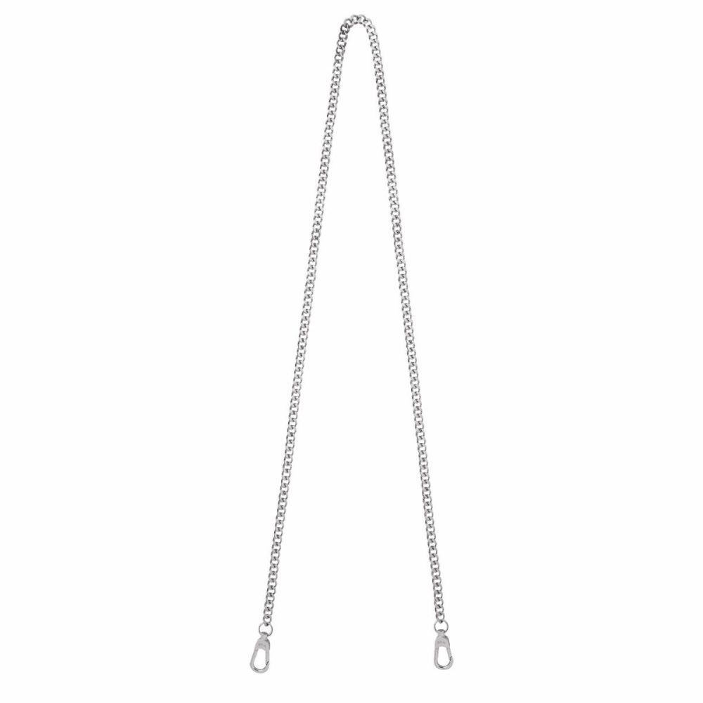 Longchamp Chaîne Shoulder Strap Silver - Metal Silver Shoulder Straps Women