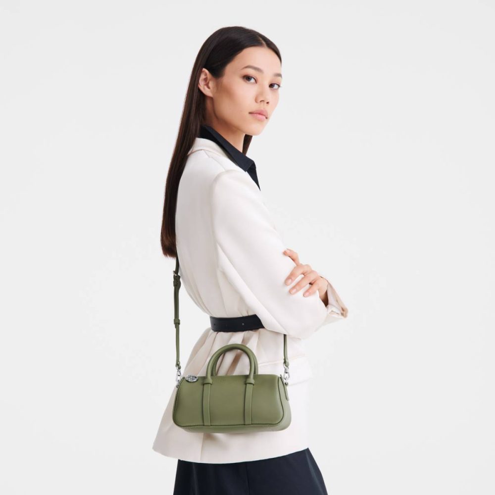 Longchamp Daylong S Handbag Laurel - Leather Women Leather Bags Laurel - Image 2