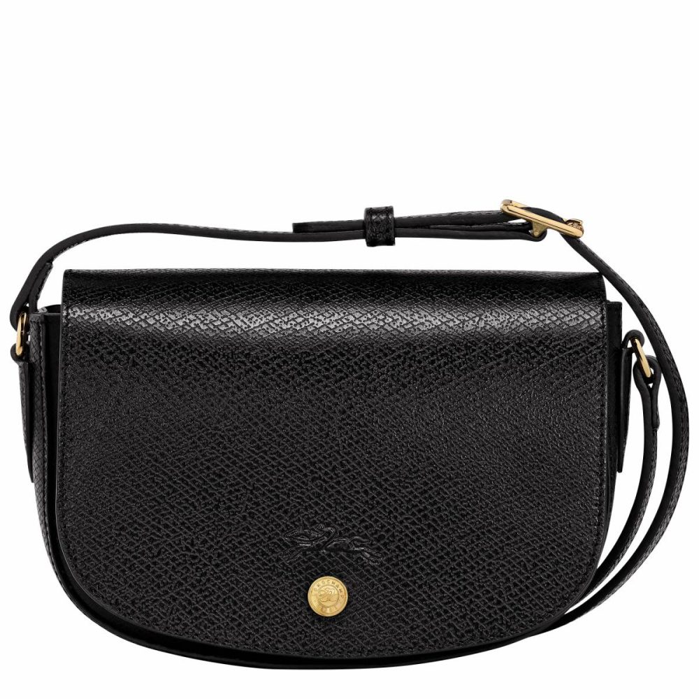 Longchamp Épure S Crossbody Bag Black - Leather Women Black Leather Bags