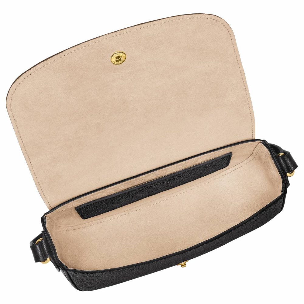 Longchamp Épure S Crossbody Bag Black - Leather Women Black Leather Bags - Image 5