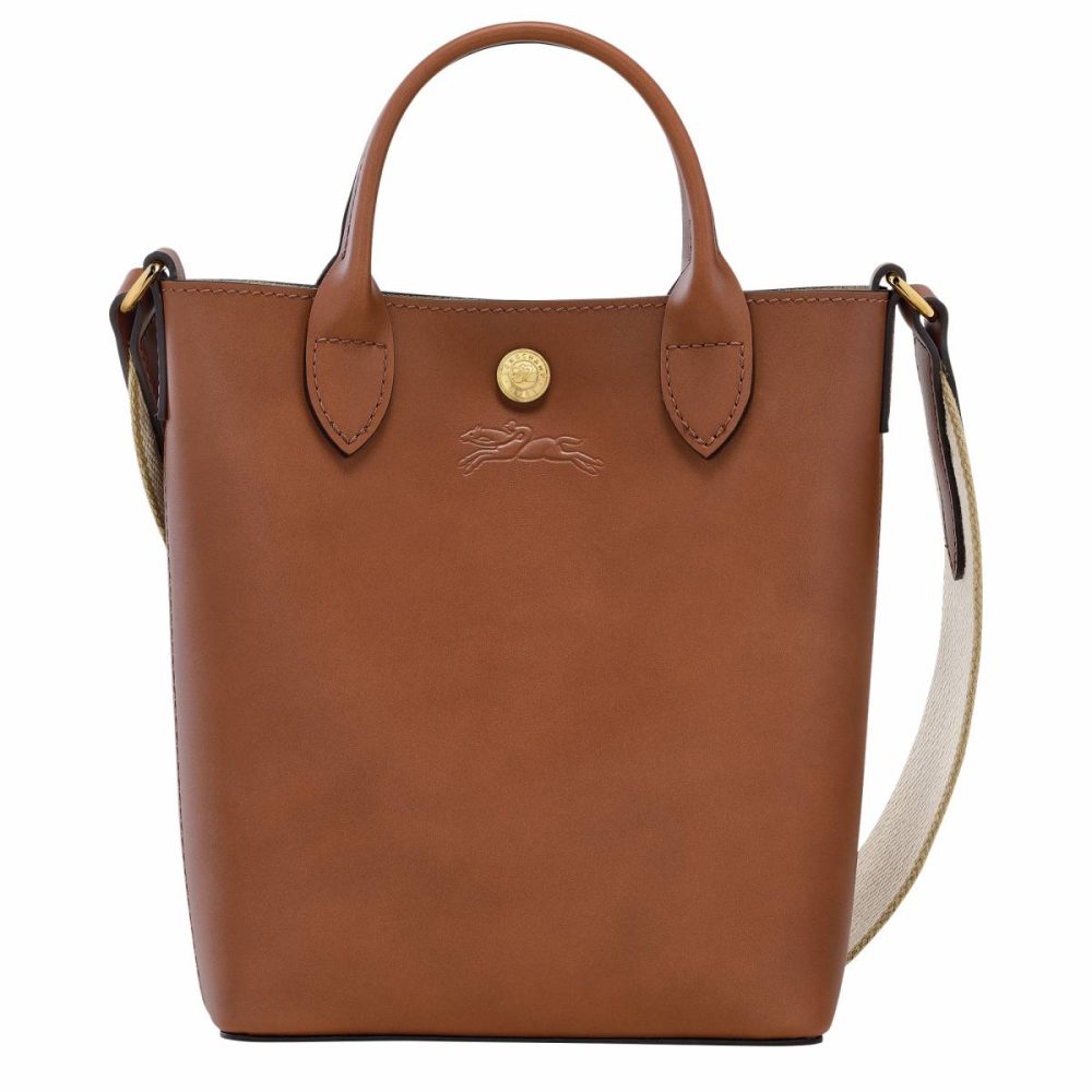 Longchamp Épure Xs Tote Bag Cognac - Leather Cognac Women Leather Bags