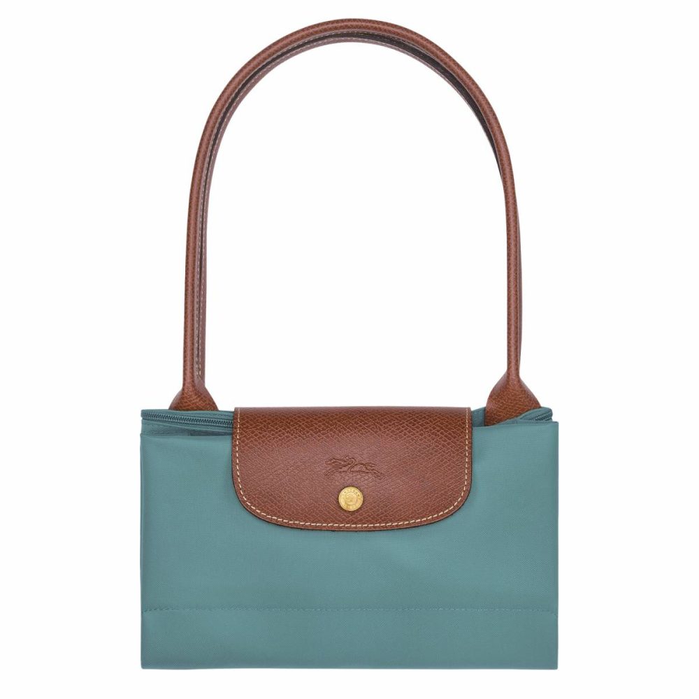 Longchamp Eucalyptus Women Shoulder Bags Le Pliage Original L Tote Bag Eucalyptus - Recycled Canvas - Image 5