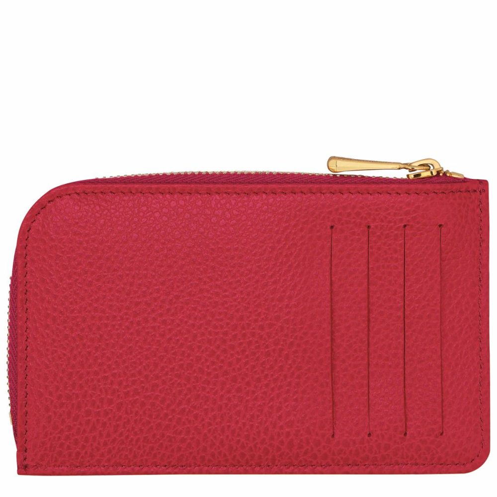 Longchamp Le Foulonné Card Holder Love - Leather Women Love Cardholders & Coin Purses - Image 2