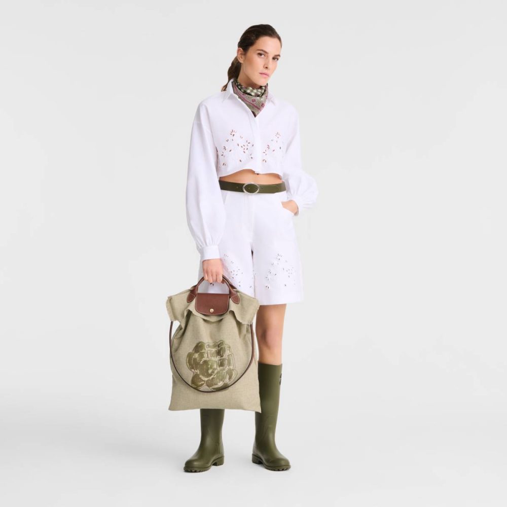 Longchamp Le Pliage Collection Xl Artichoke Bag Artichoke - Canvas Artichoke Women Handbags - Image 2