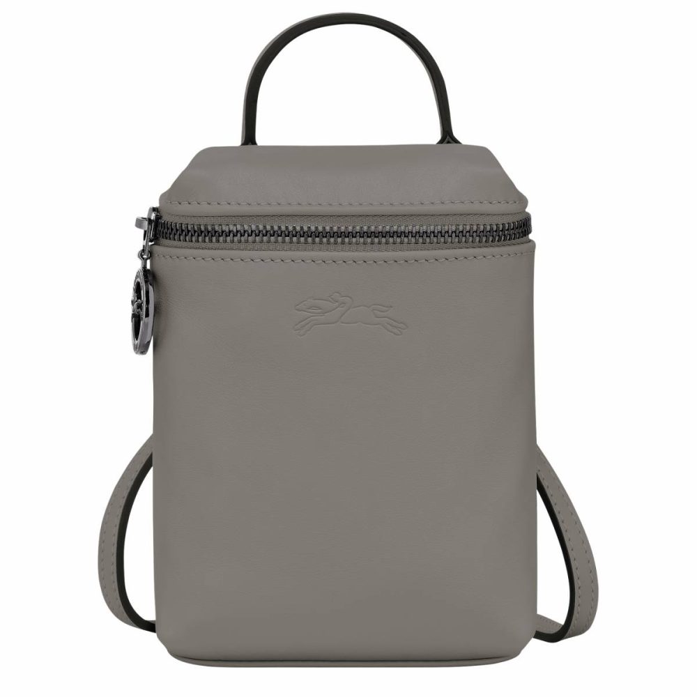 Longchamp Le Pliage Xtra Xs Crossbody Bag Turtledove - Leather Leather Bags Women Turtledove
