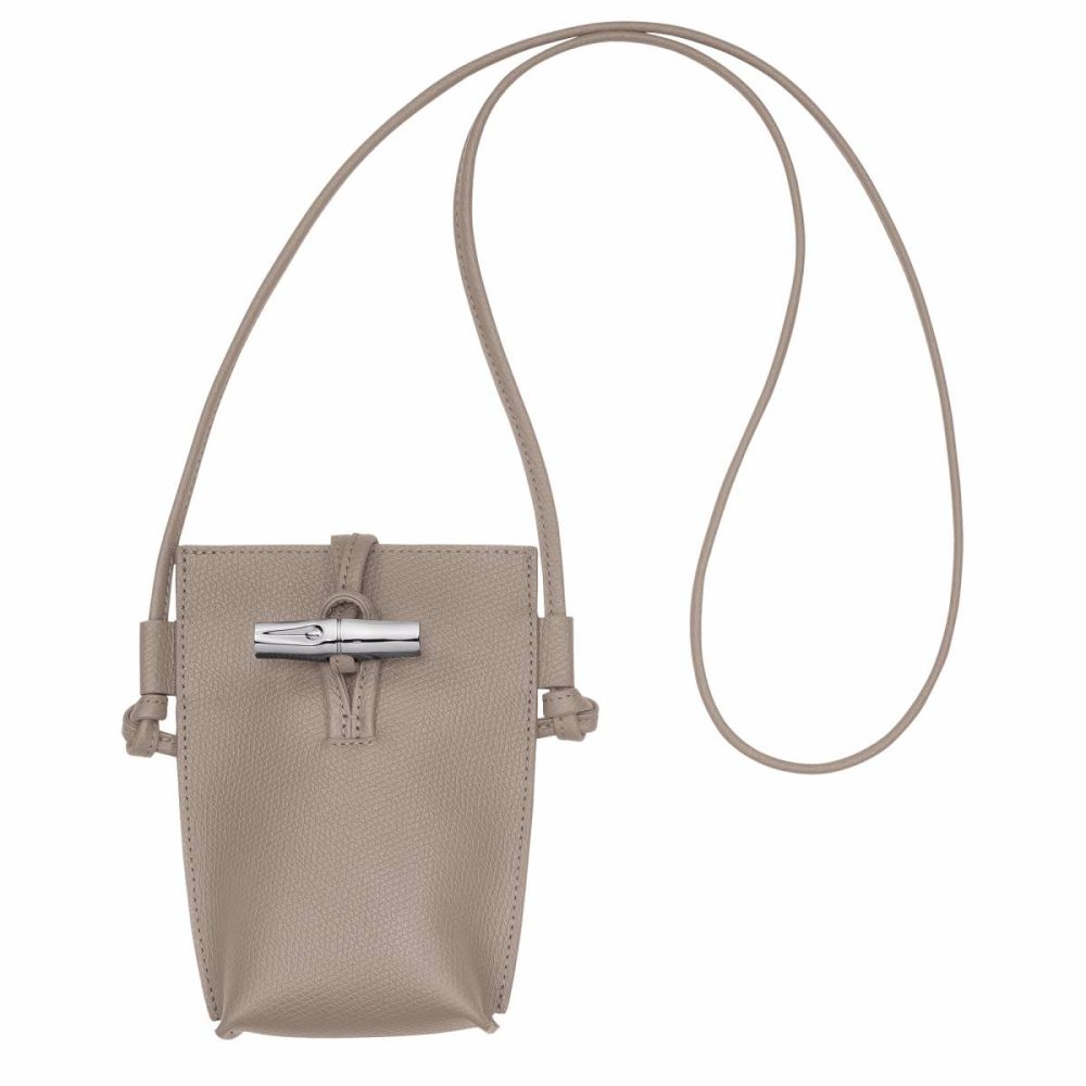 Longchamp Le Roseau Phone Case Clay - Leather Women Phone Cases Clay